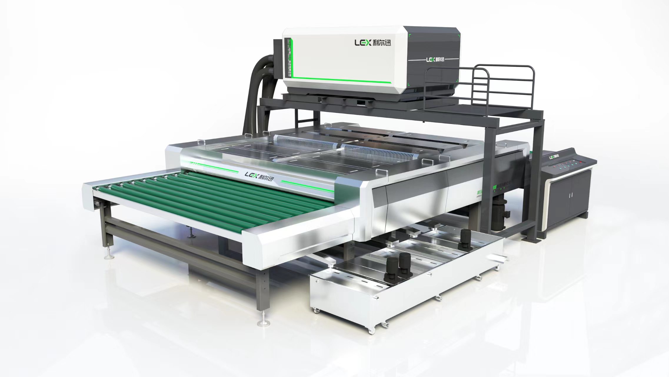 Glass Cleaning Machine—Double air blower